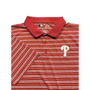 Philadelphia Phillies Men's Polo Shirt Size XXL TX3 Cool MLB Performance